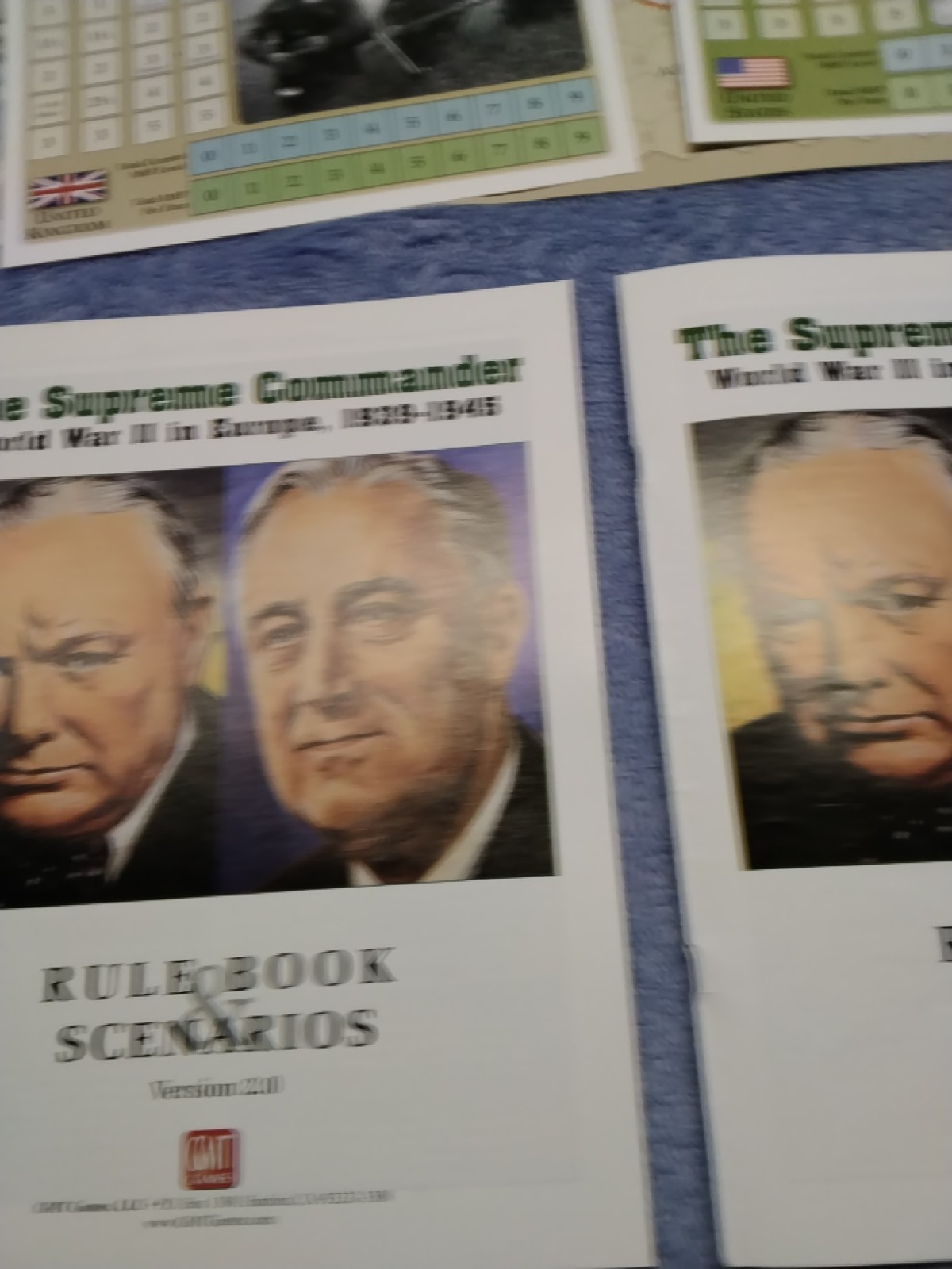 The Supreme Commander: World War II in Europe, 1939-1945 GMT Games WW2,Complete