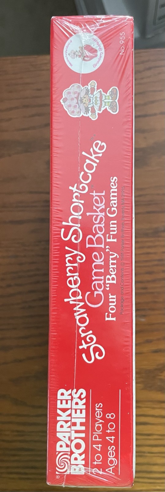 Parker Brothers Strawberry Shortcake Game Basket NEW Sealed-Vintage 1981