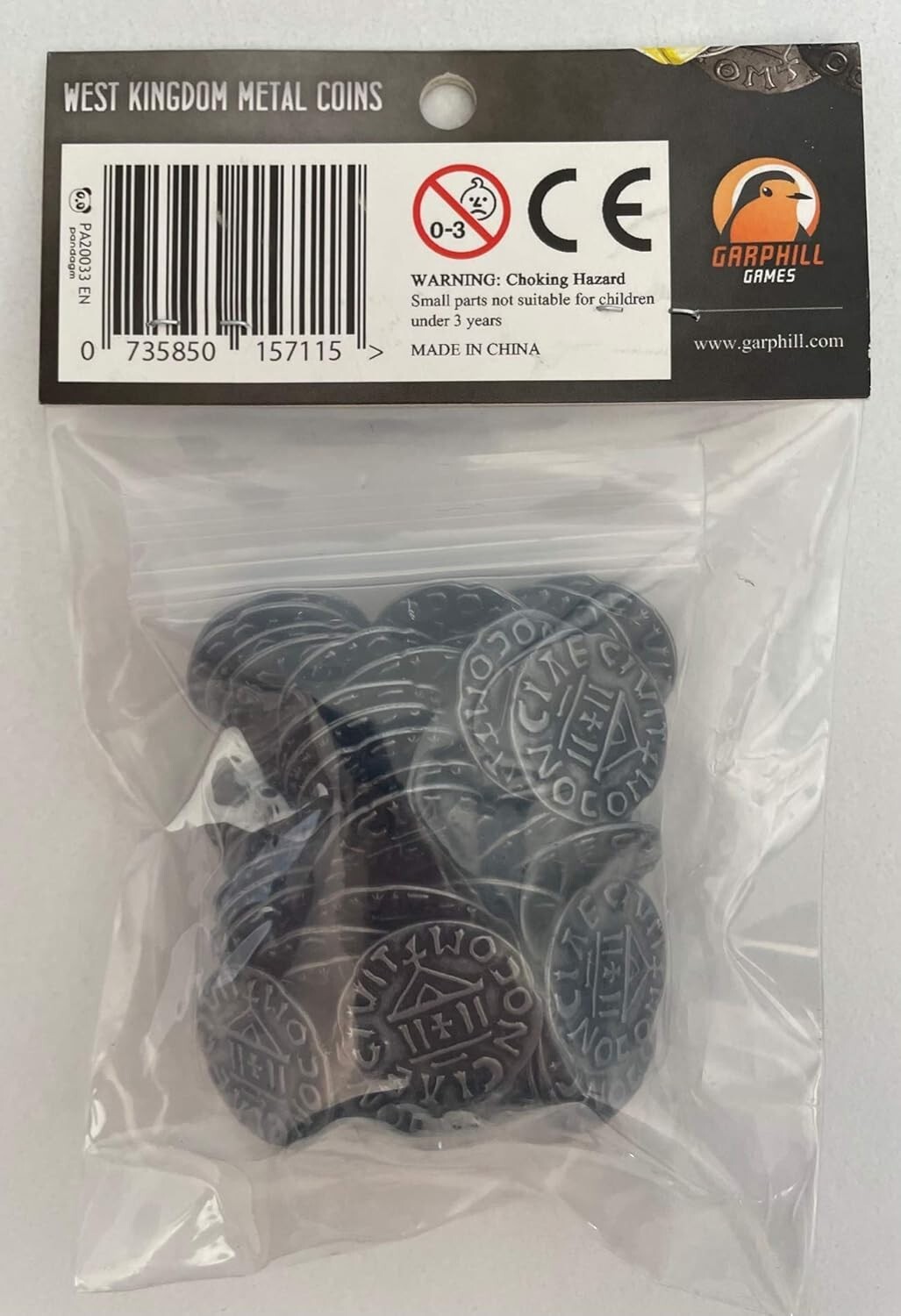 West Kingdom Metal Coins for Architects and Paladins of the West Kingdom New USA
