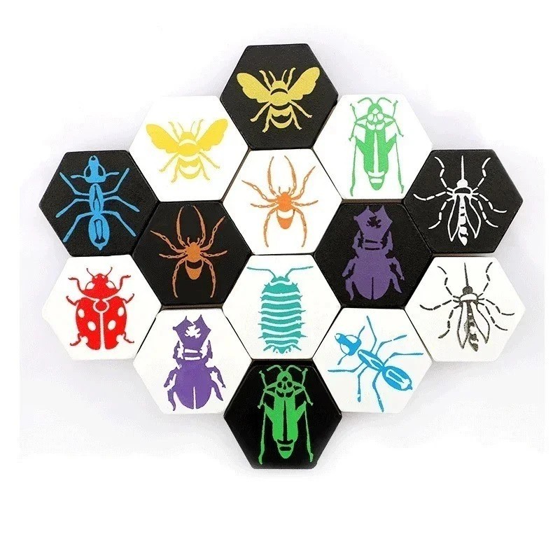 Hive Board Game 2 Player Family Fun Strategy Travel Party Entertainment Game