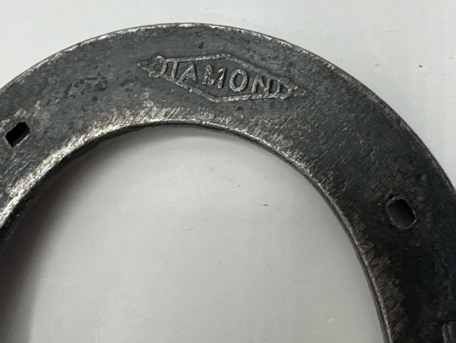 Vintage Diamond Hot Forged Horseshoe Ring Puzzle Brain Teaser