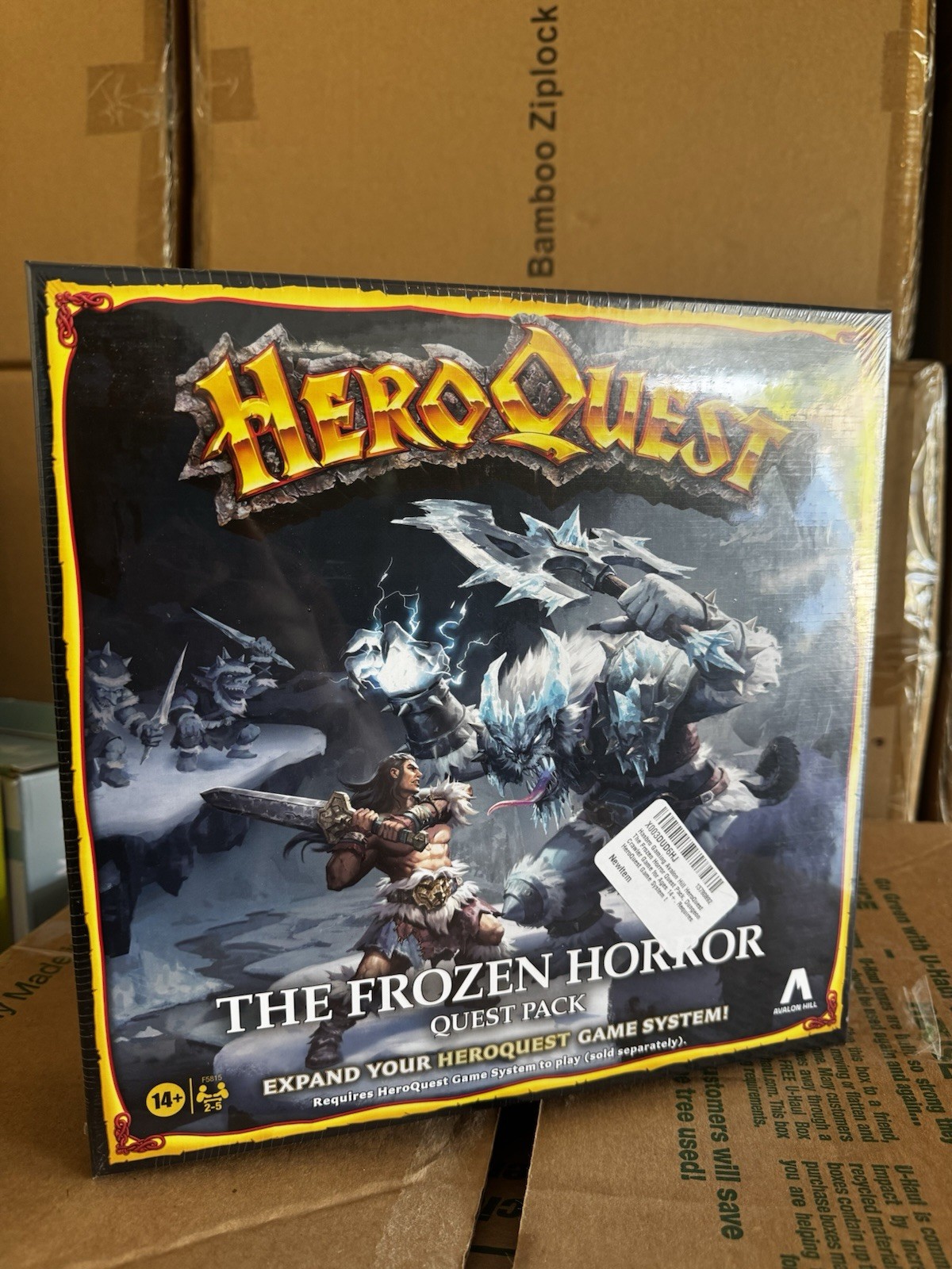 HeroQuest The Frozen Horror Quest Pack Game Expansion New Sealed