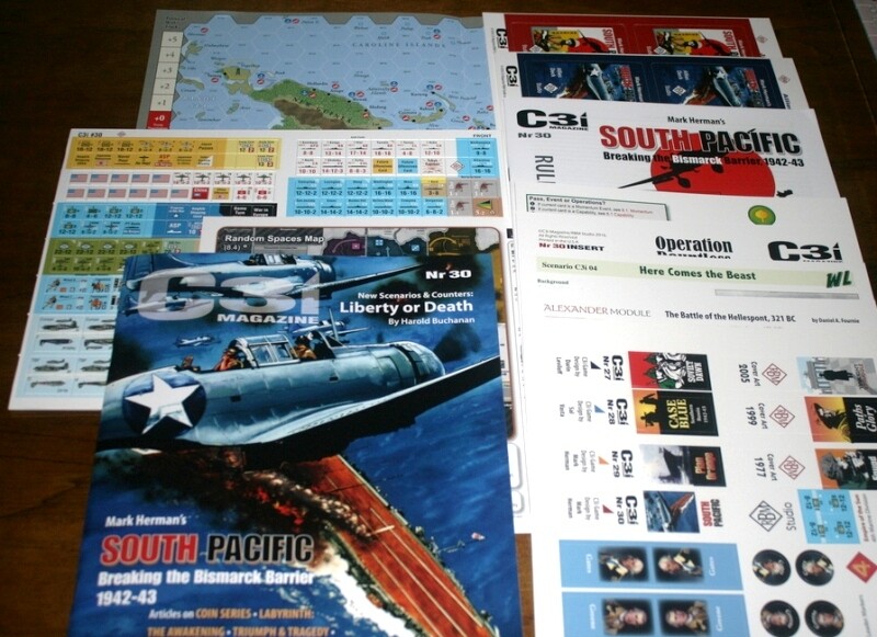 NEW, C3i #30, with all inserts and stand alone EOTS game module: South Pacific
