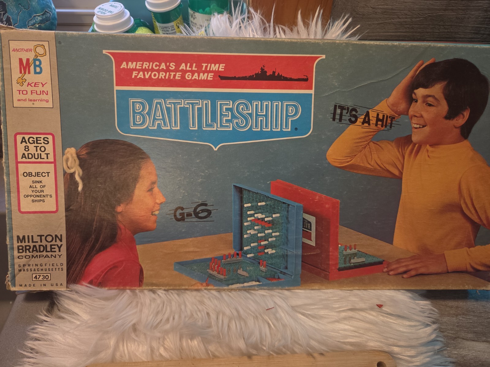 1971 Battleship Game. Vintage RARE