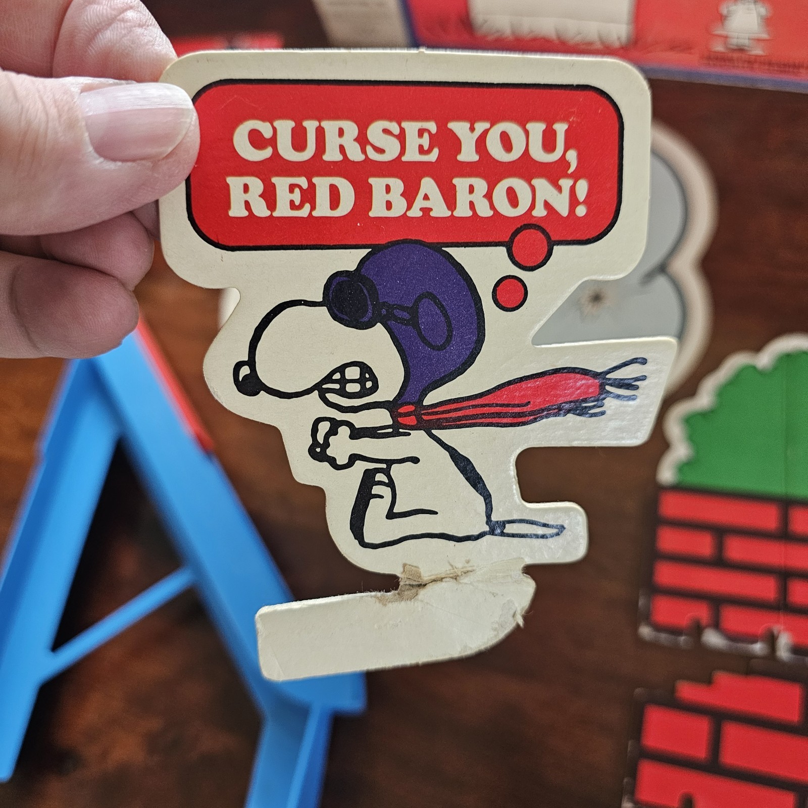 1970 Milton Bradley Snoopy and the Red Baron Skill and Action Game