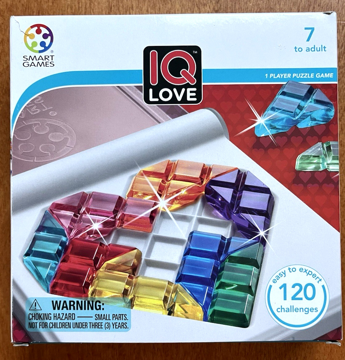 IQ Love Travel Puzzle Game with 120 Challenges for Ages 7 – Adult