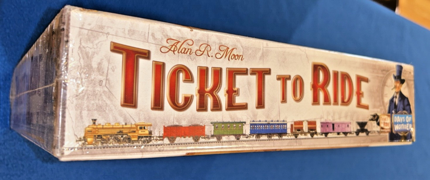 Ticket To Ride Days of Wonder Board Game By Alan R. Moon Train Adventure