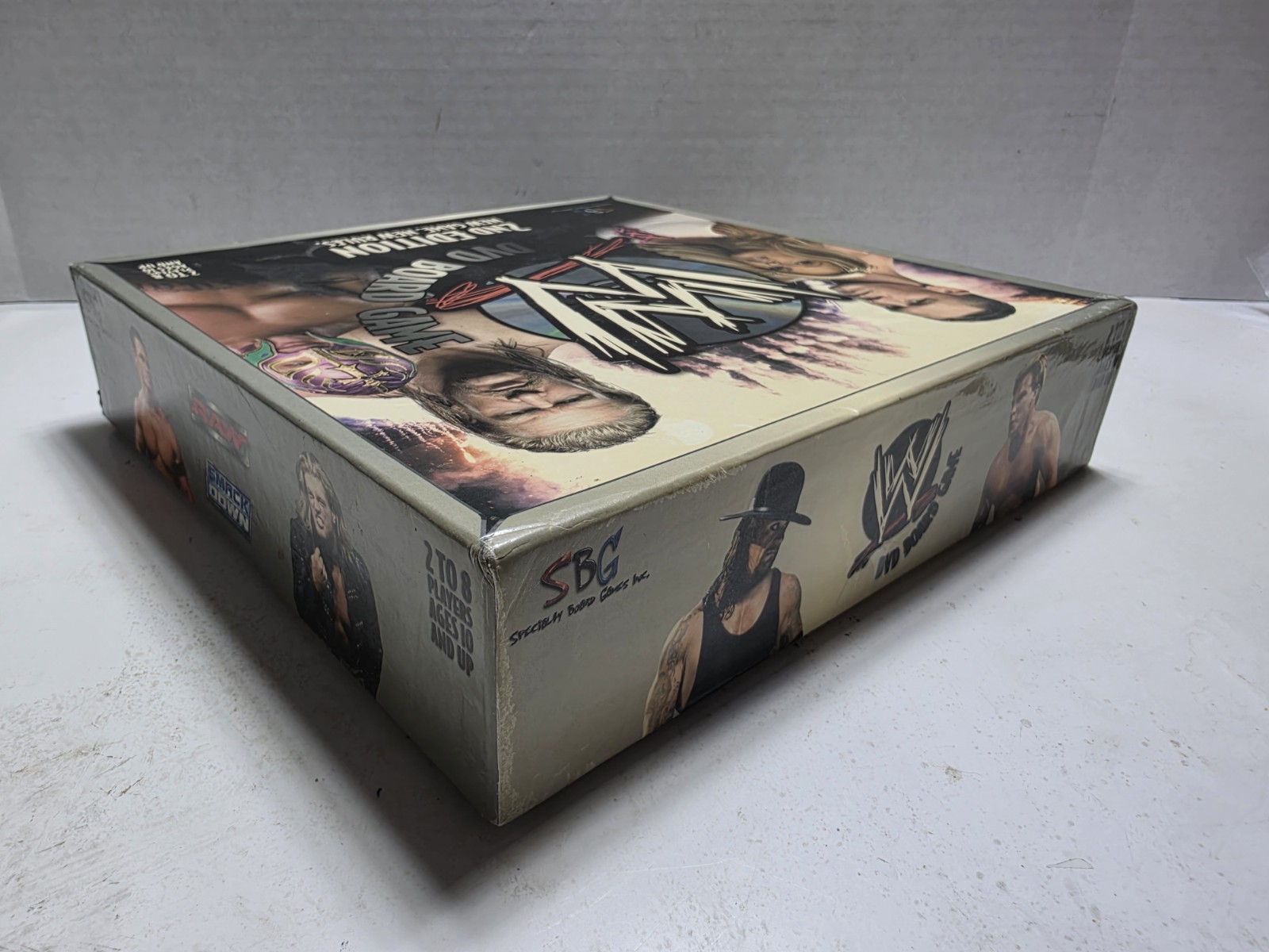 WWE DVD Board Game 2nd Edition Wrestling Raw Smackdown w/ Cards 2006 Complete