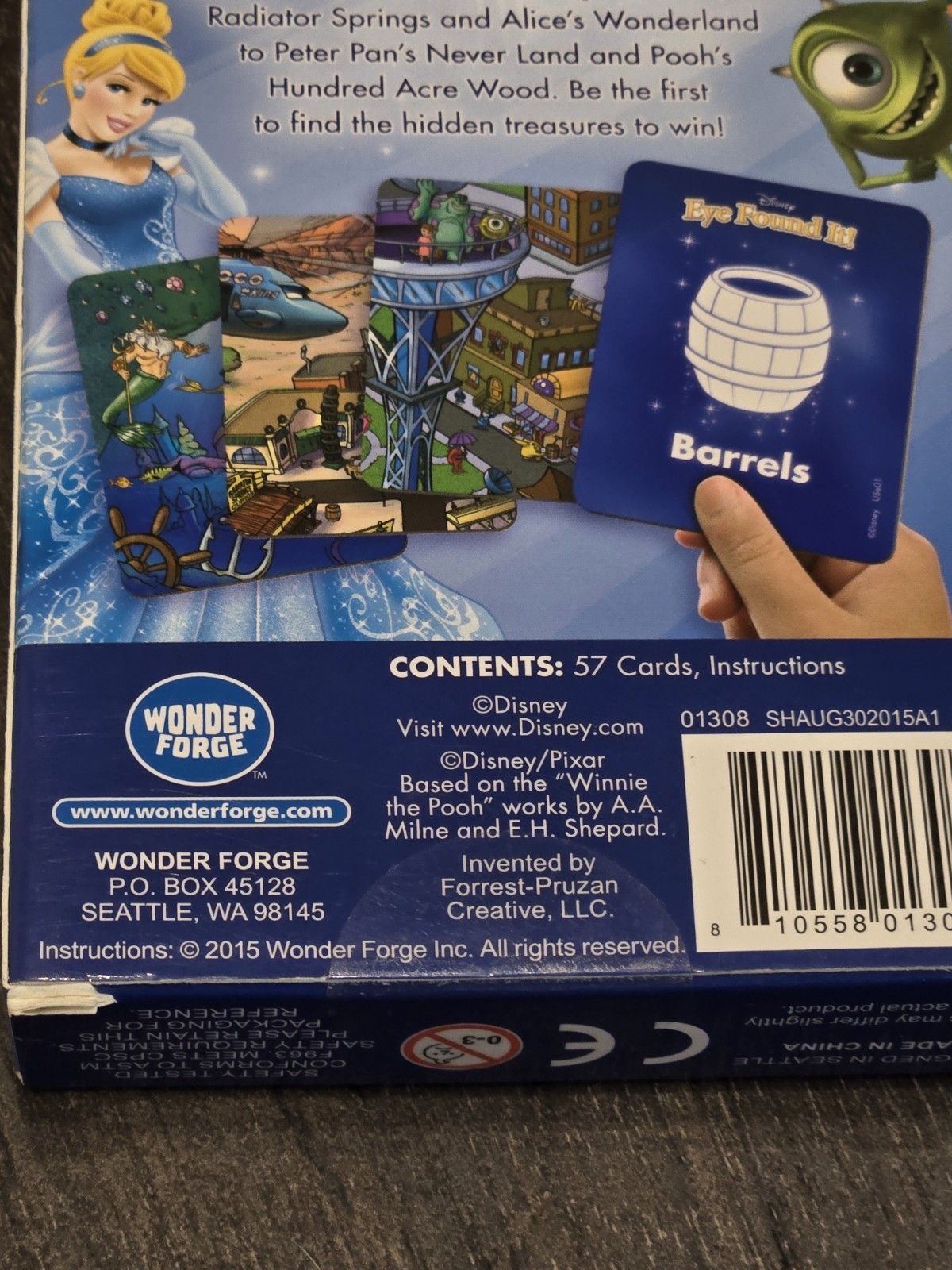 Eye Found It Disney Hidden Picture Card Game Wonder Forge 12 Realms COMPLETE