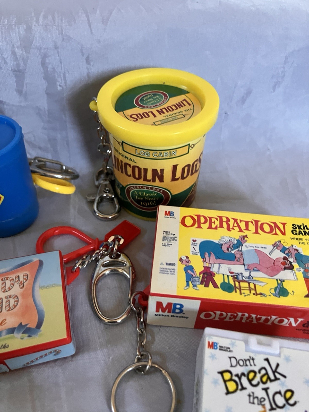 Vintage 1990’s – 2000’s MINI GAME KEYCHAIN LOT of 19 – Some Missing Pieces Y2K