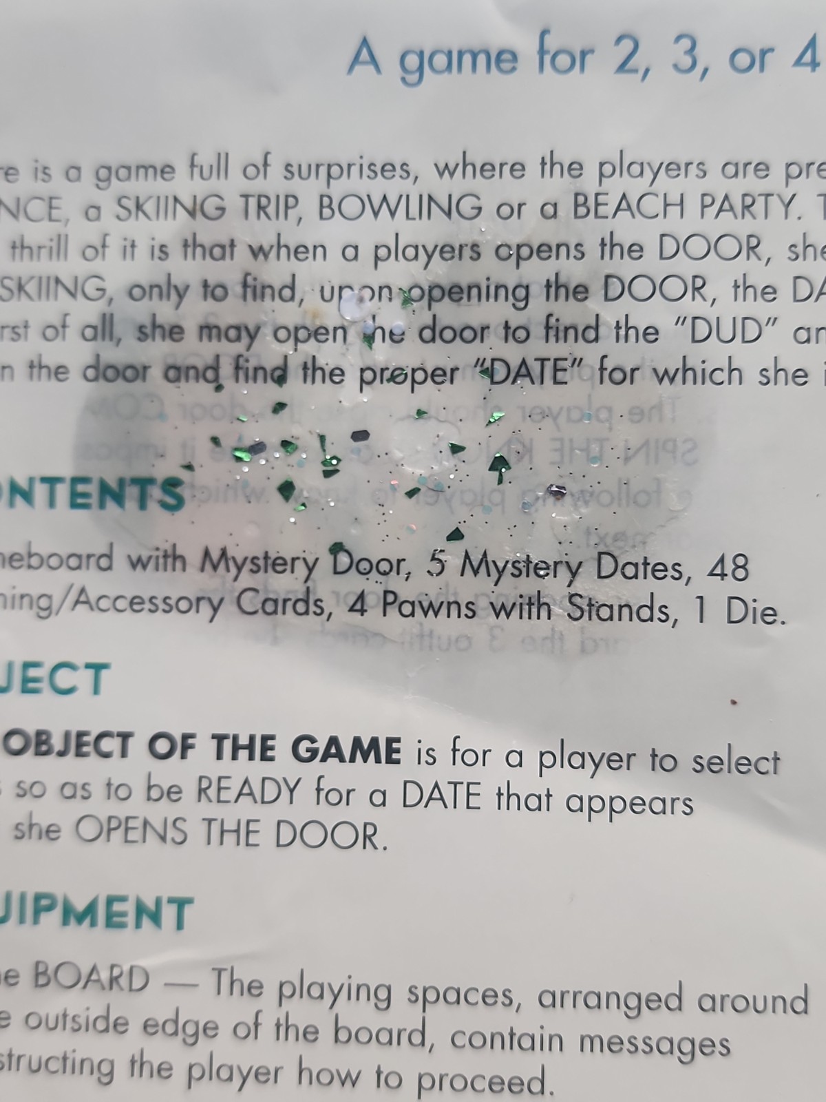 Mystery Date Board Game Hasbro Nostalgia Edition 2014 Tin Box – Incomplete