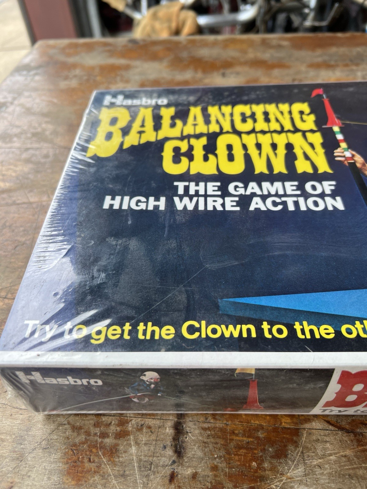 NOS New in Box Hasbro Balancing Clown Game 1969 High Wire Action Vintage