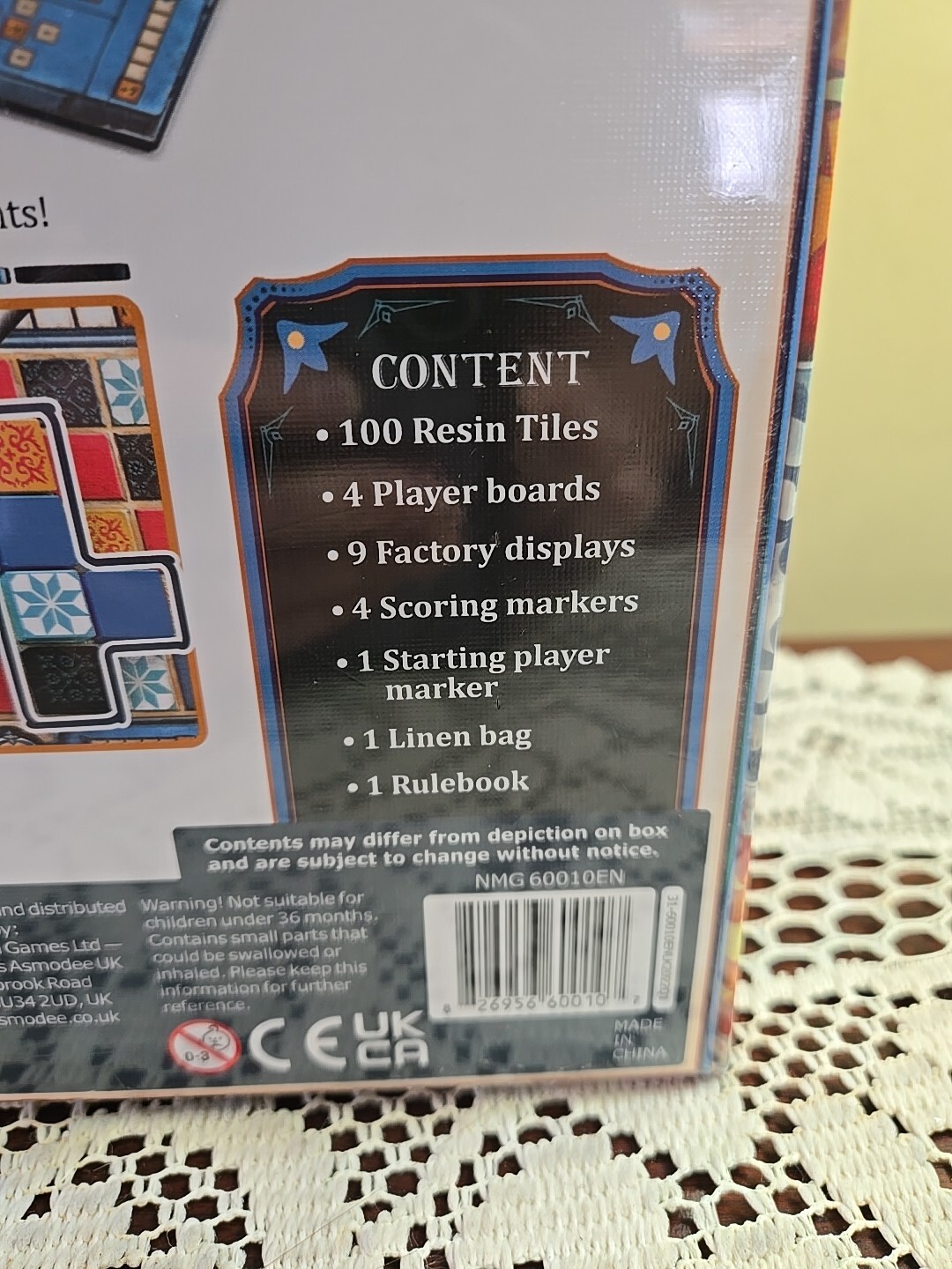 Azul Board Game 2021 Next Move Michael Kiesling Lay Tiles Royal Palace Moors NIB