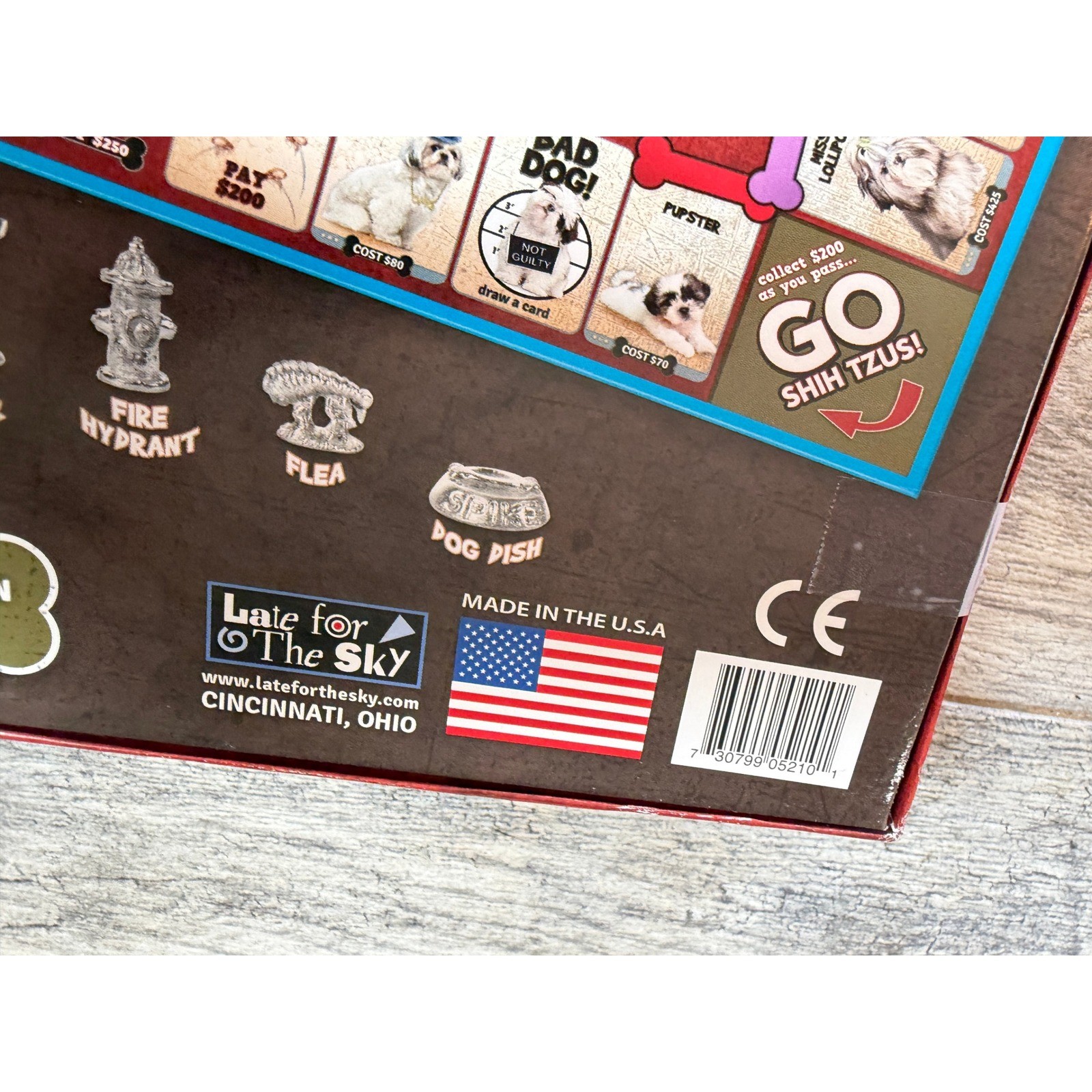 Shih Tzu Opoly Board Game Dogs Monopoly Shih tzu Made in USA Late For The Sky