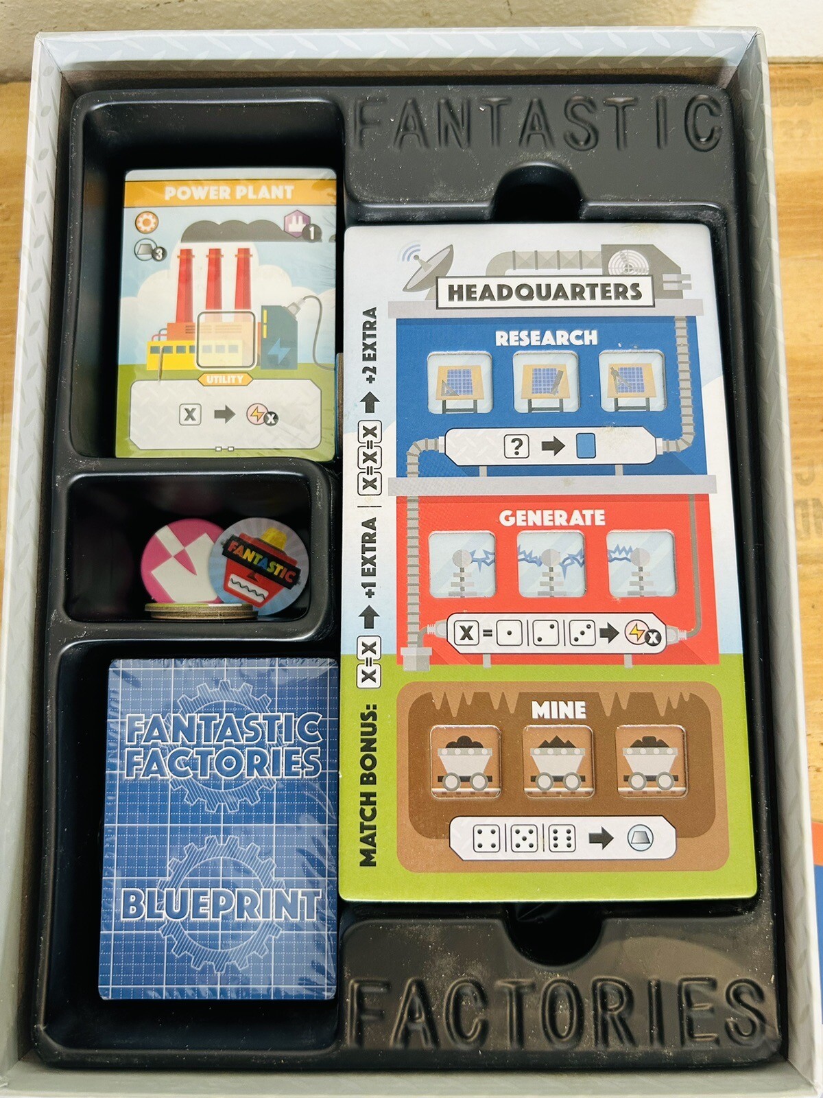 Fantastic Factories Board Game Complete