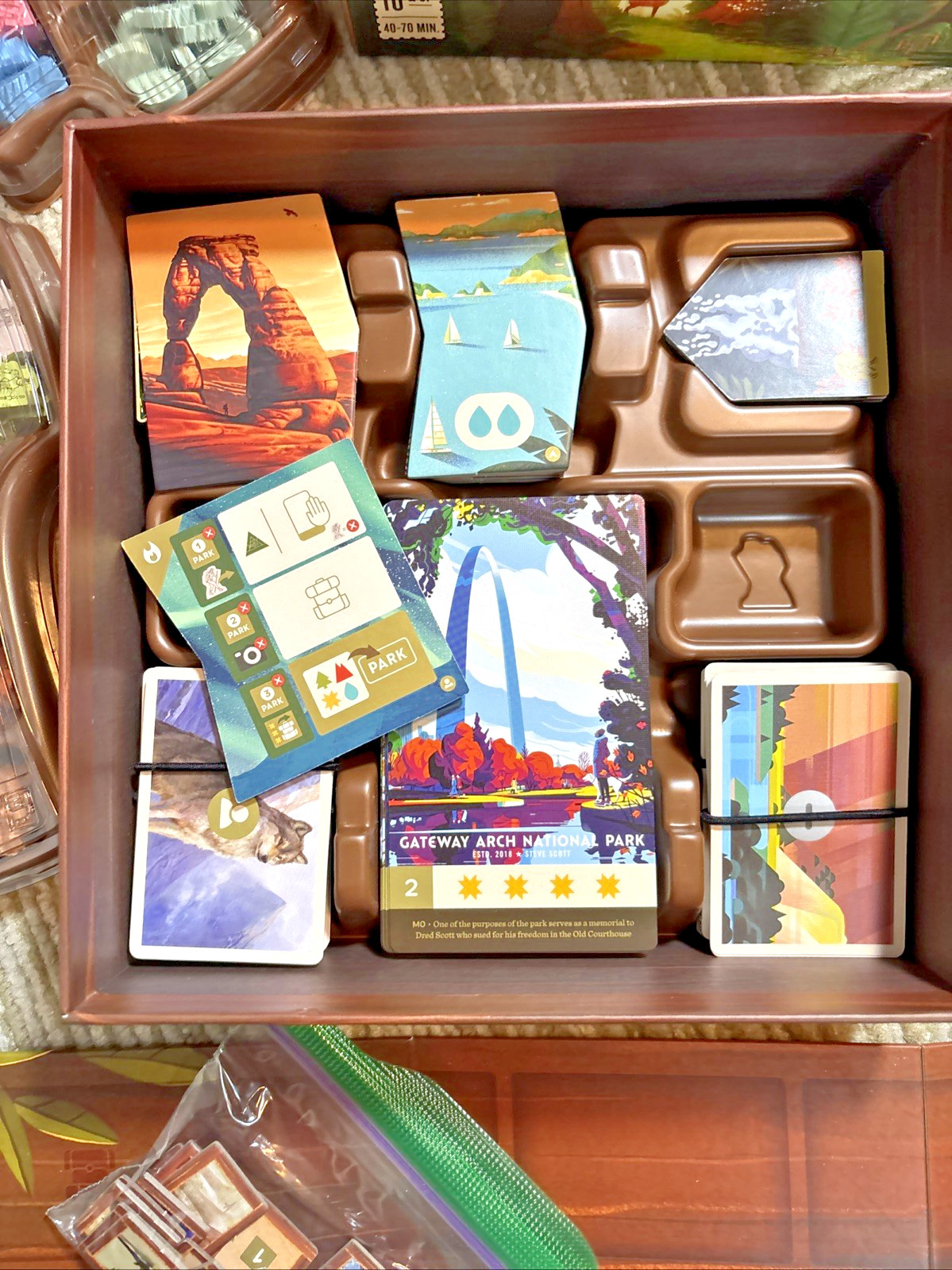 KeyMaster Games Fifty-Nine National Parks Board Game Henry Audubon COMPLETE
