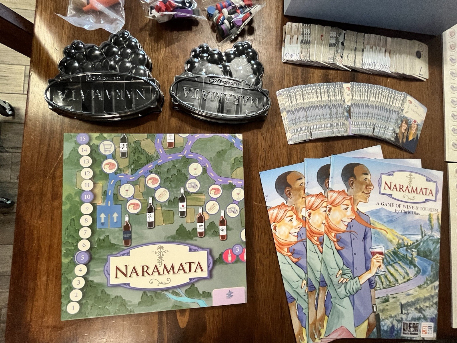 Naramata: Wine and Tourism Strategy Board Game by DEM Games, Brand New