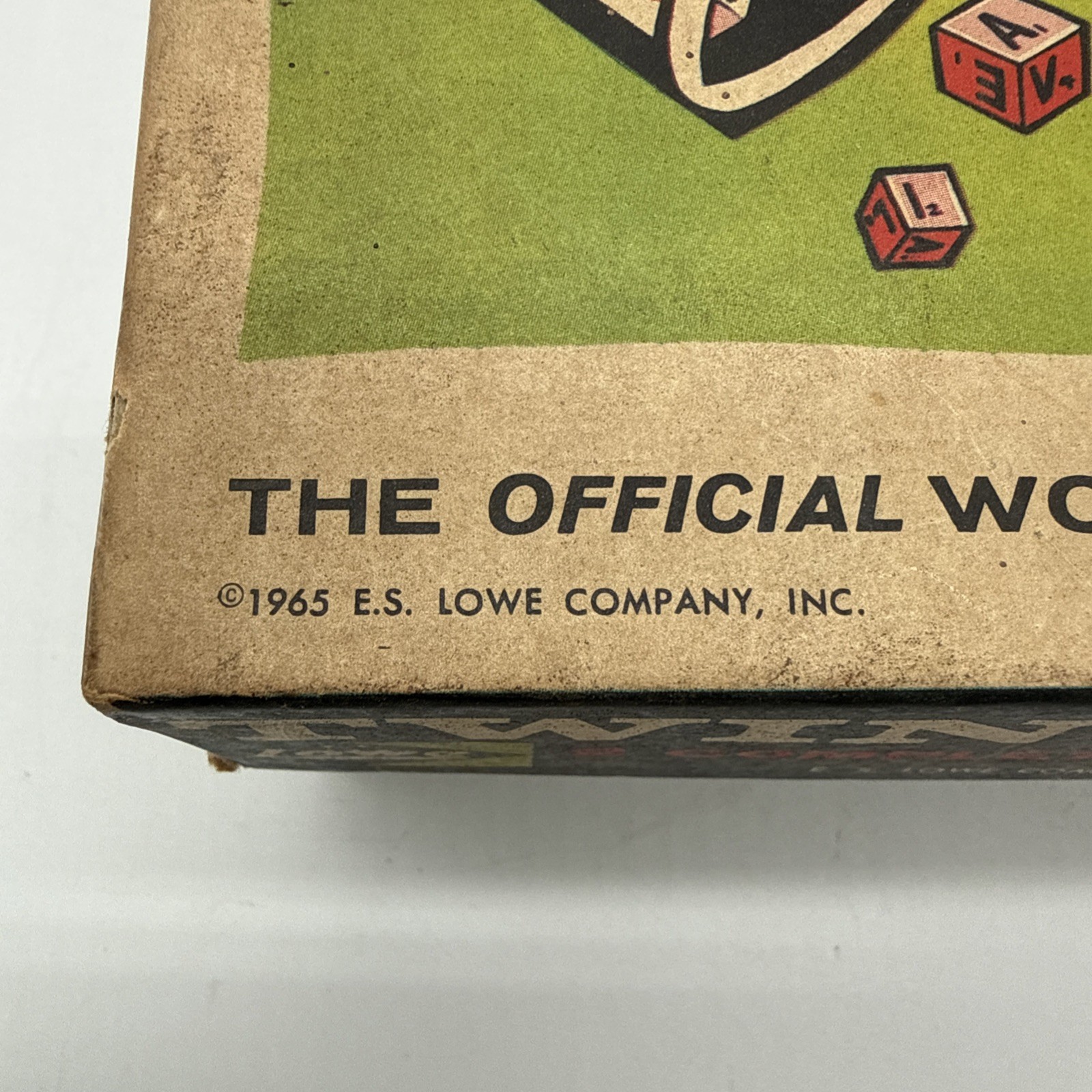 Vintage 1965 Twin Scribbage Board Game by Lowe Co. Complete Word Play NIB