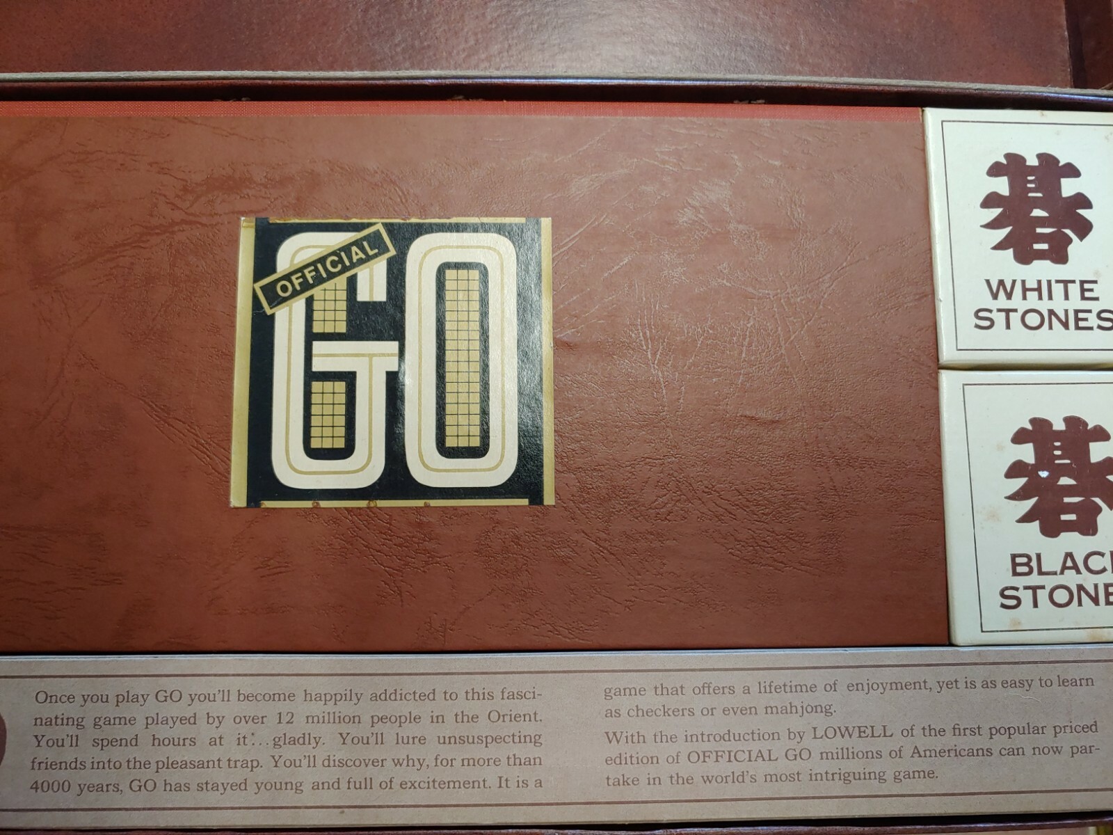 Lowell Toy Mfg corp the game GO Classic Game of the Far East
