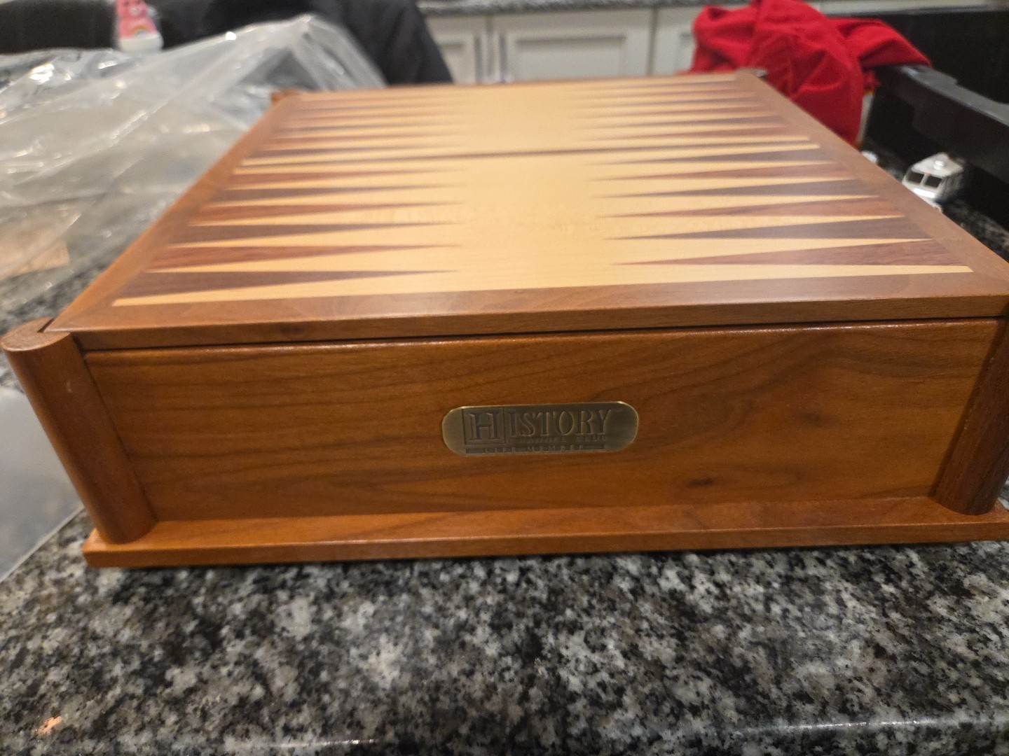 The History Channel Club Life Member Game Set Beautiful Wood Set