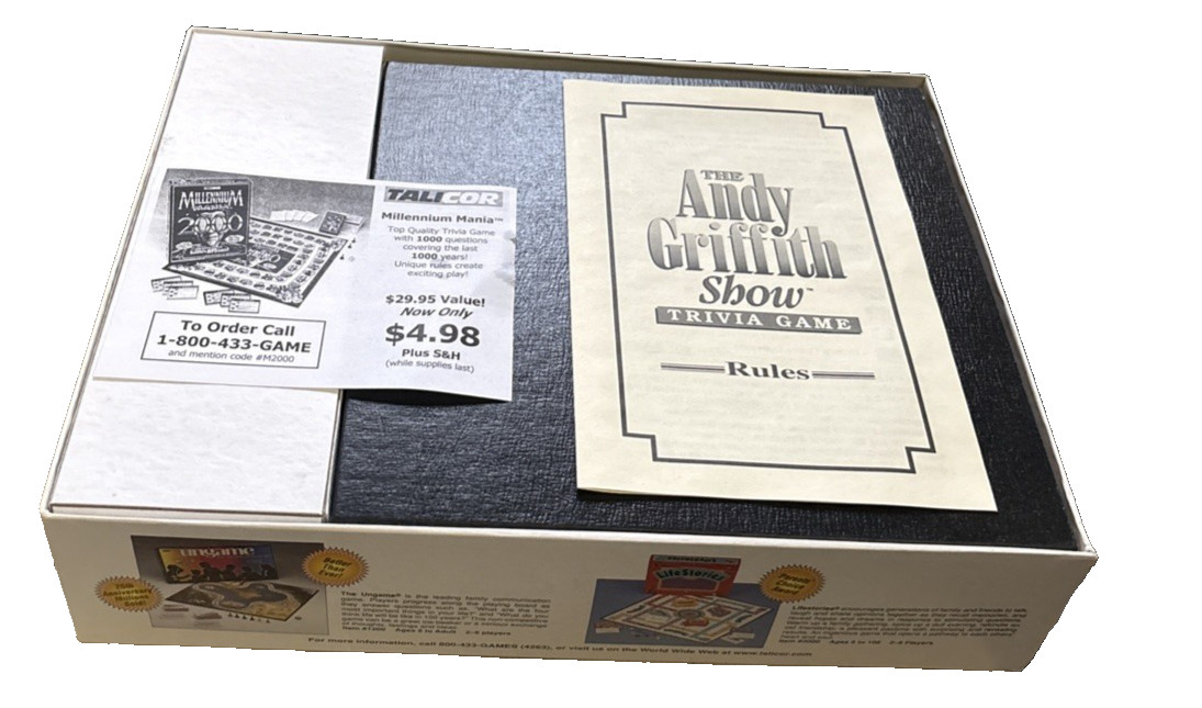 The Andy Griffith Show Trivia Game by Talicor Inc.