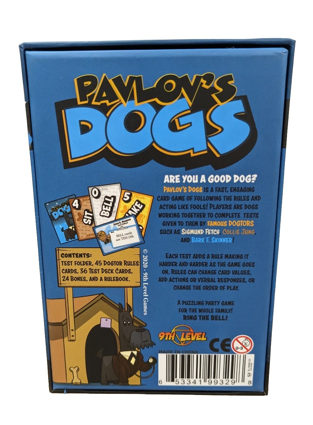 Pavlov’s Dogs 9th Level Games Board Game – COMPLETE – EUC