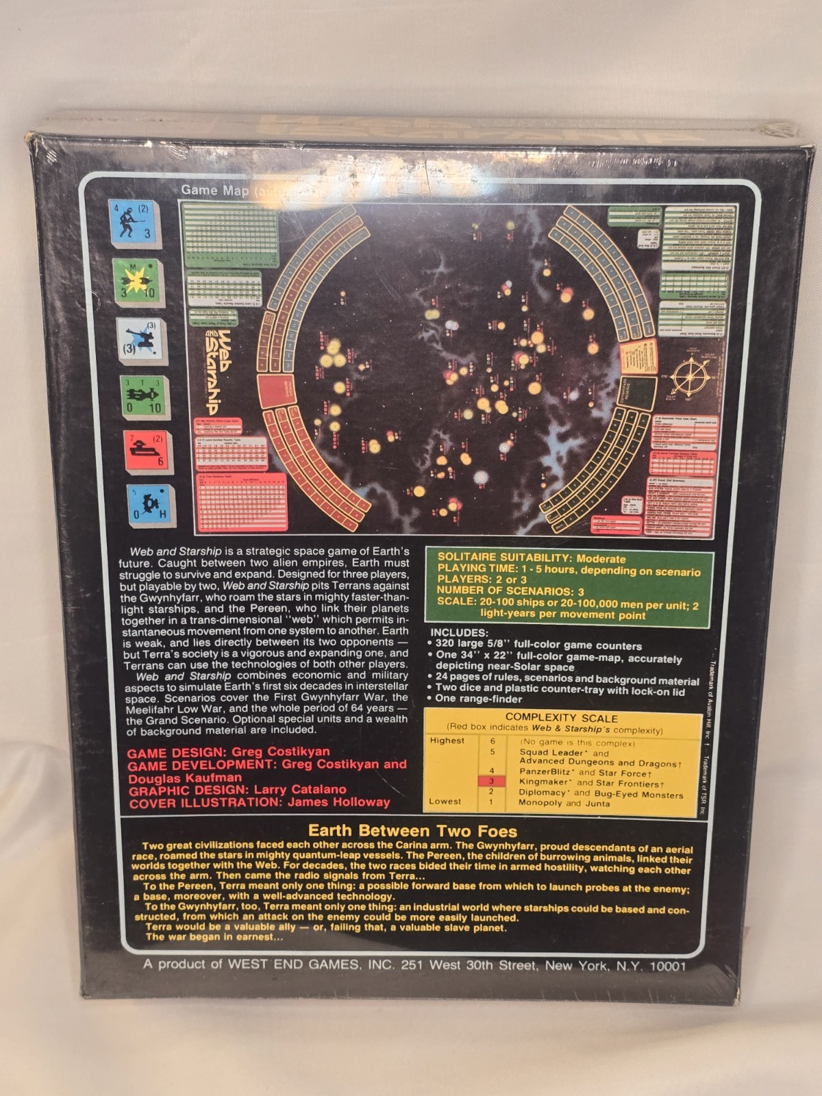 Web And Starship Earth Between Two Foes West End Games SEALED 1984