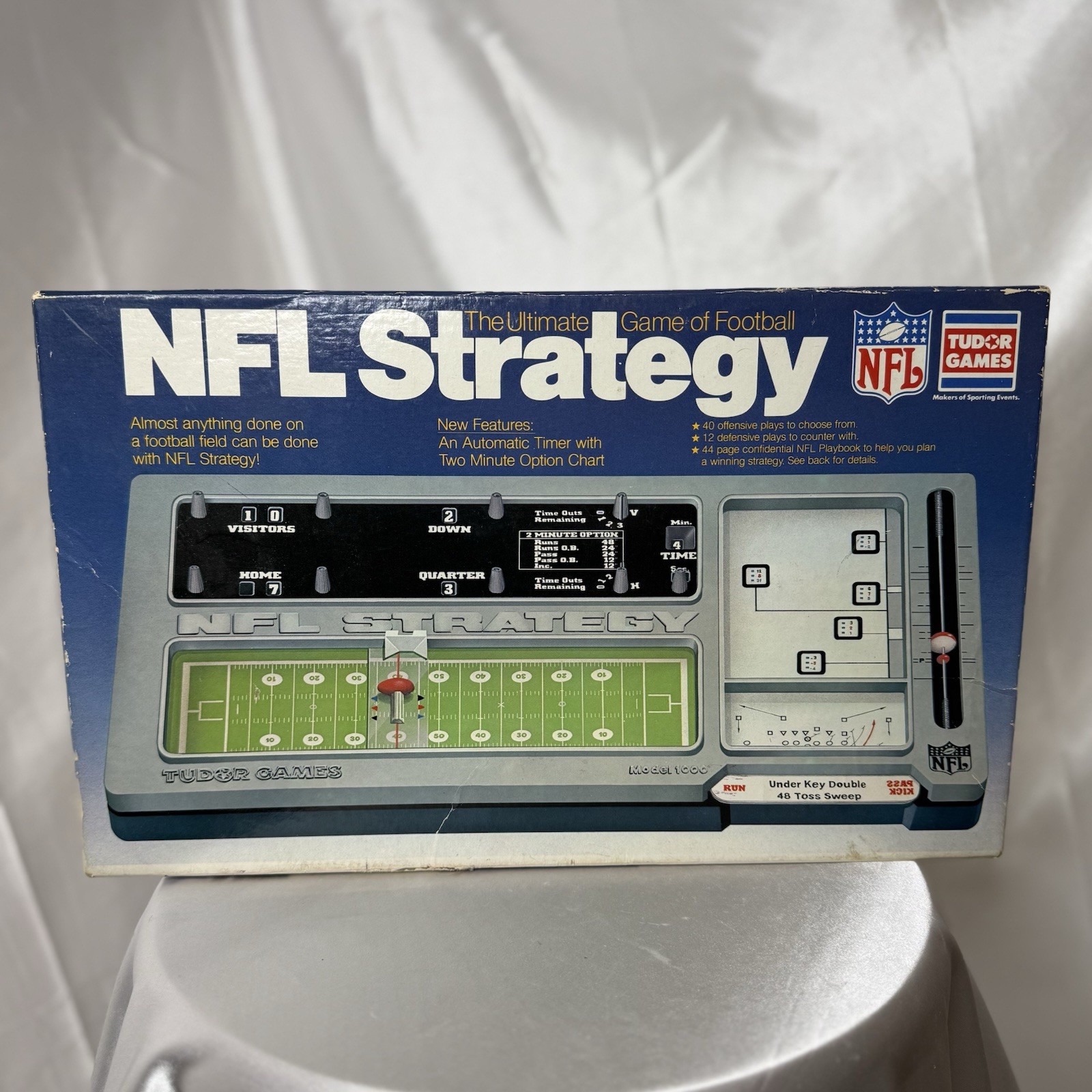 Vintage NFL Strategy Football by Tudor Games 1979/80 with original box PREOWNED