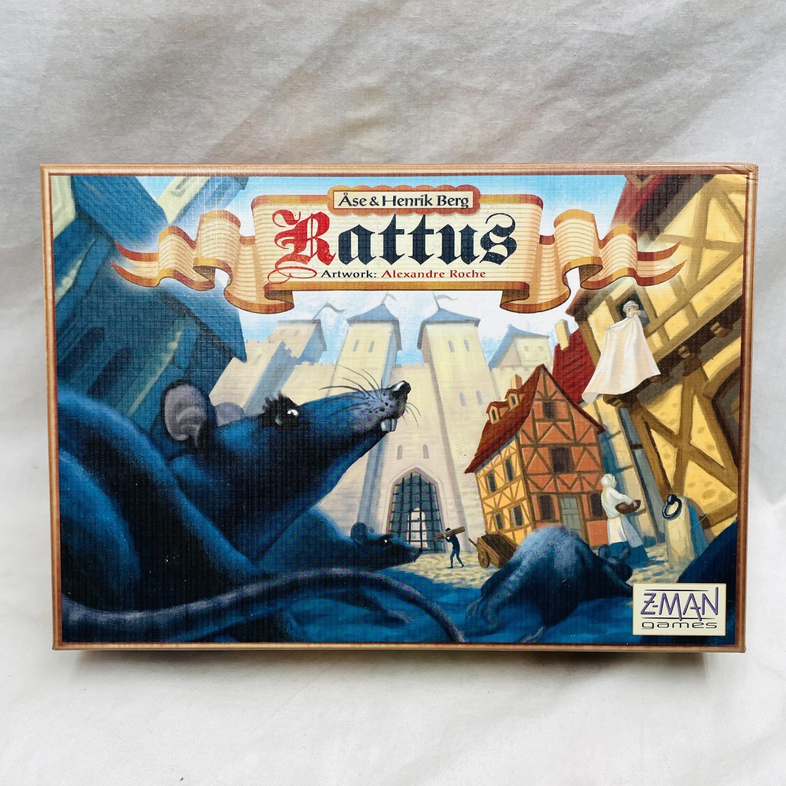Rattus Board Game +Pied Piper Expansion Z-Man Games 2010 NM/NM