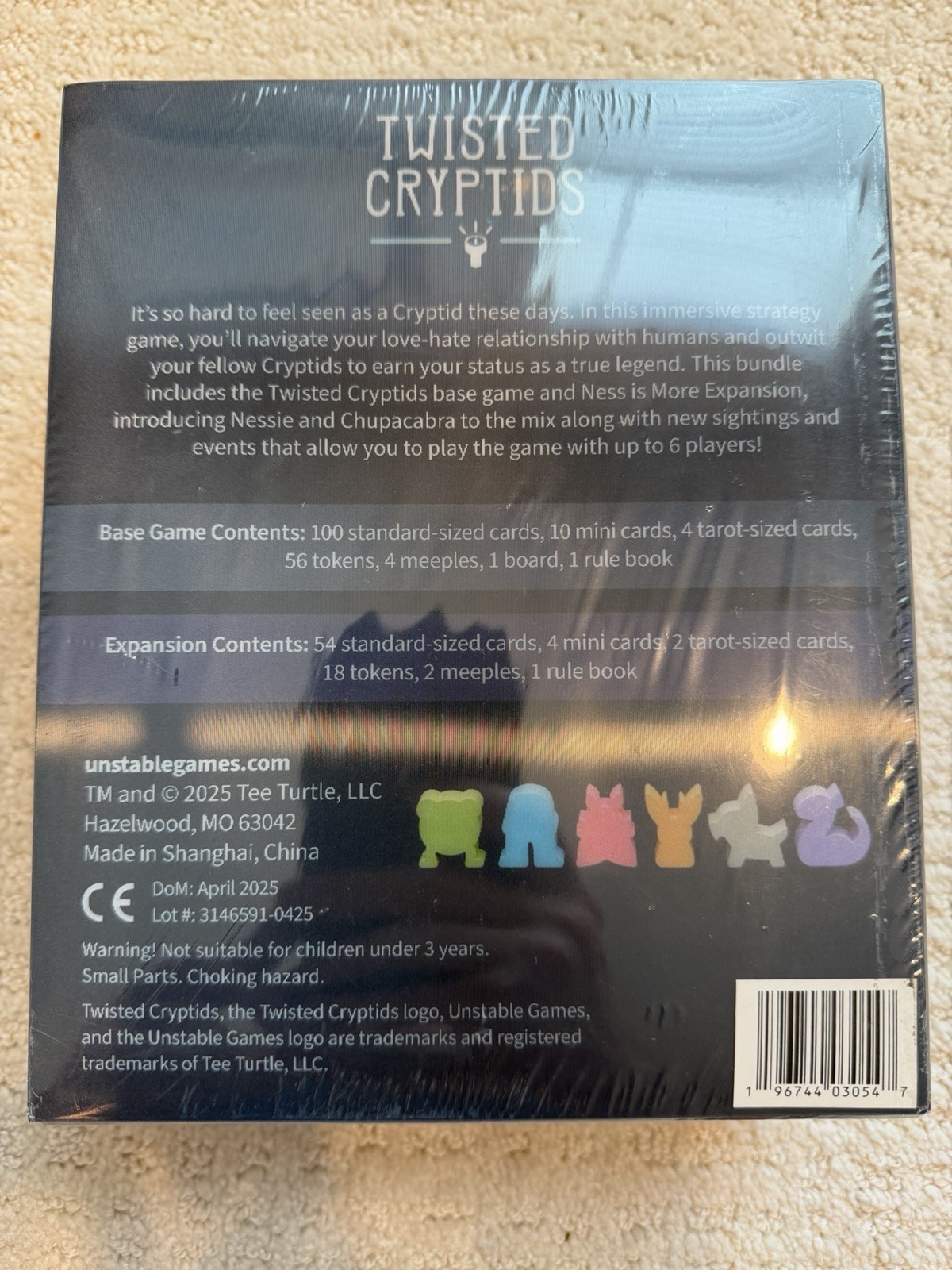 Twisted Cryptids Base Game + Ness Is More Bundle (Barnes & Noble) Unstable Games