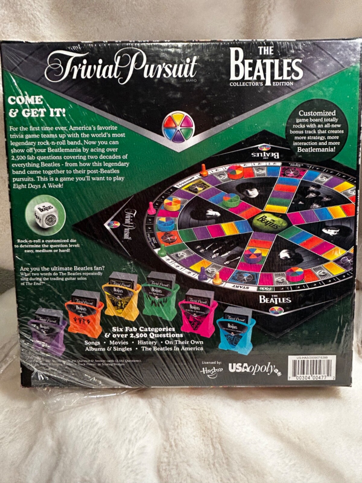 NEW THE BEATLES TRIVIA PURSUIT COLLECTOR’S EDITION & BEATLES WHITE ALBUM PUZZLE