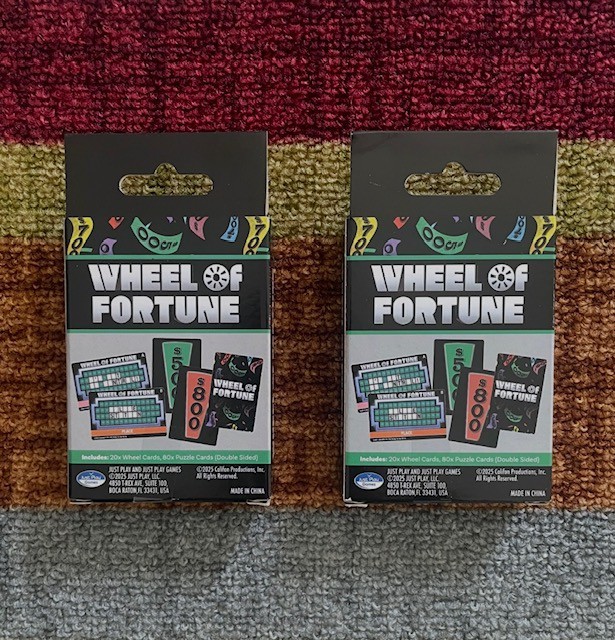 Wheel of Fortune MINI Fast Action Word Game 2-Pack Set