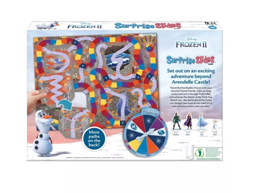 Disney Frozen II Surprise Slides Board Game, NEW/Read Description