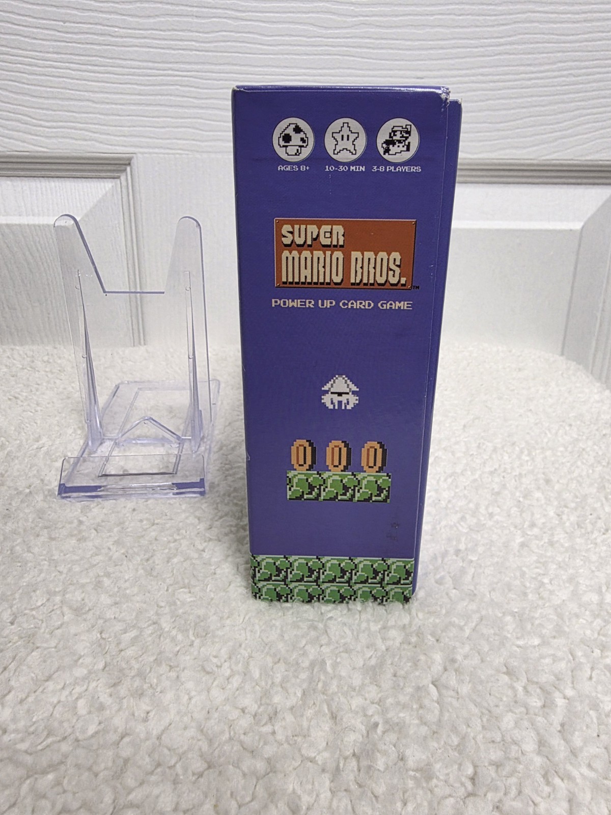 Super Mario Bros. Power Up Card Game, 100% Complete 3-8 players, 2017, Nintendo