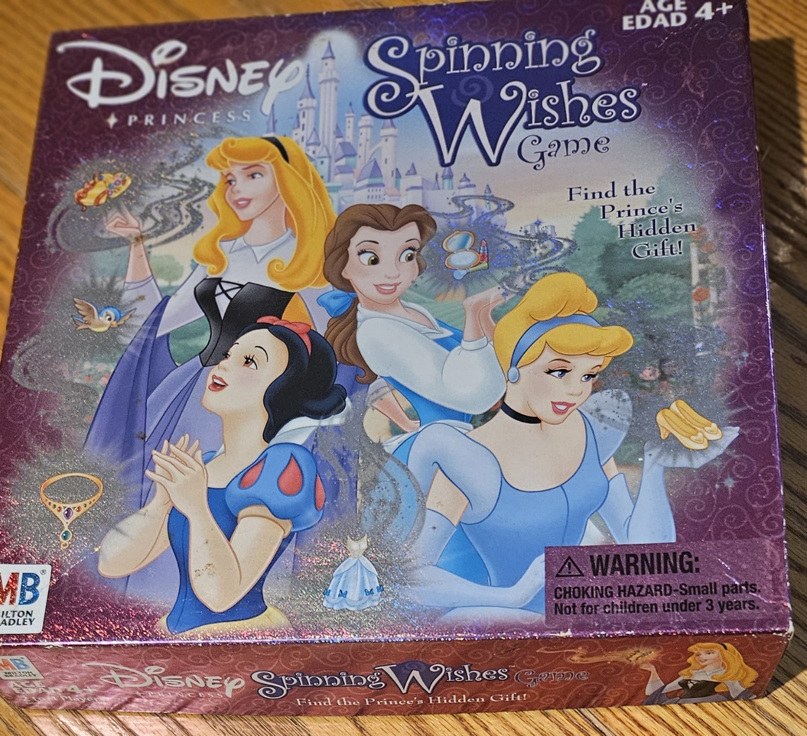 Disney Princess Spinning Wishes Game 2004 COMPLETE Good Condition