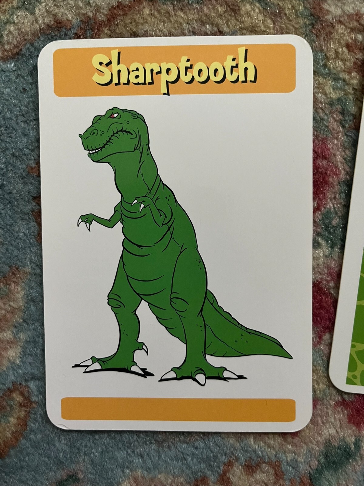 VTG LAND BEFORE TIME LOOK OUT FOR SHARPTOOTH OLD MAID CARD GAME BRIGHTER CHILD