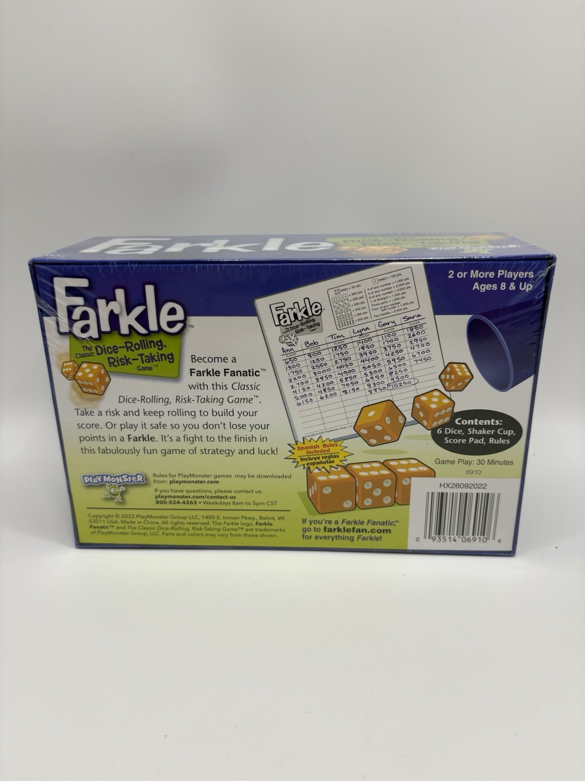 FARKLE The Classic Dice-Rolling Game New Factory Sealed Box