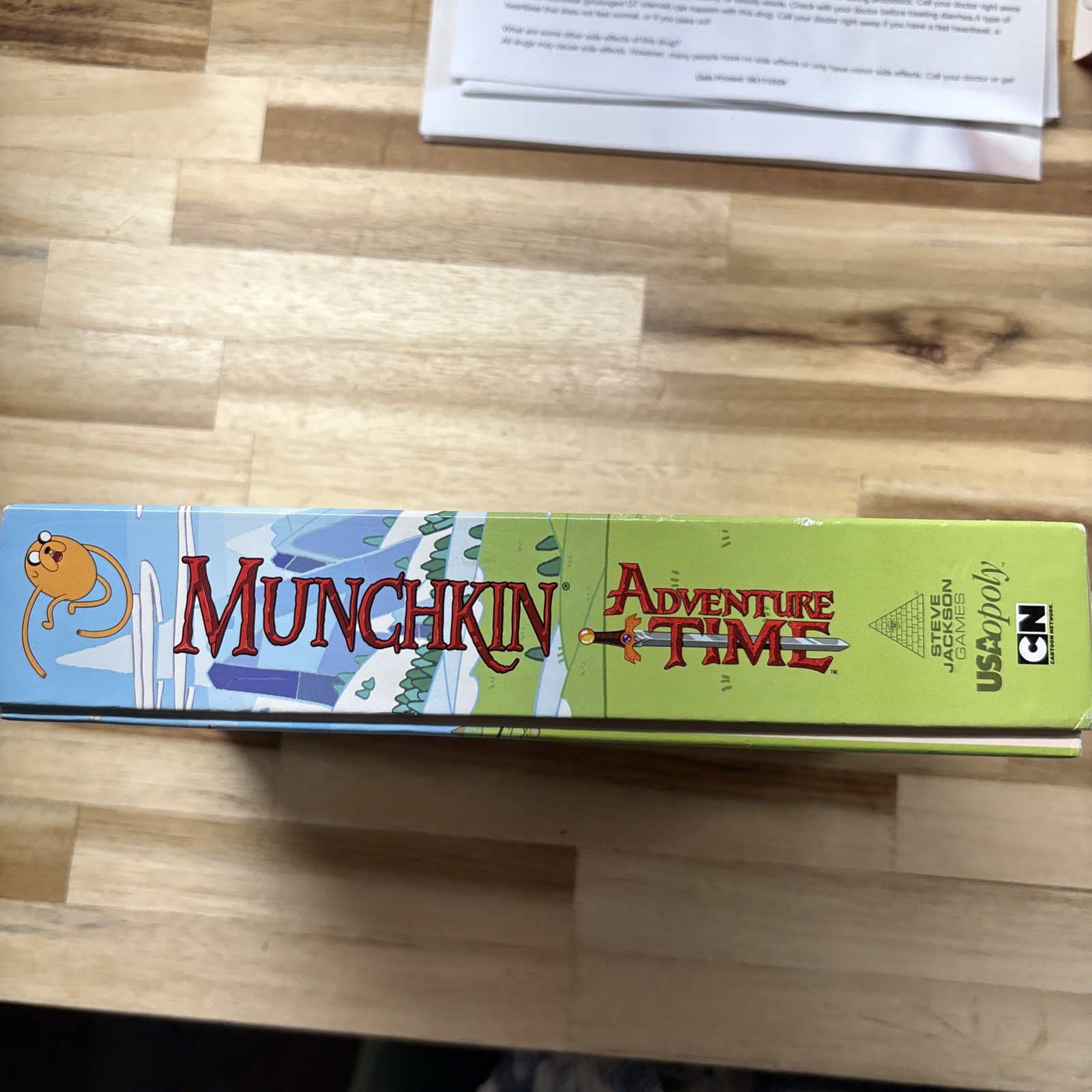 Munchkin Adventure Time Board Game Steve Jackson Used 100% complete.