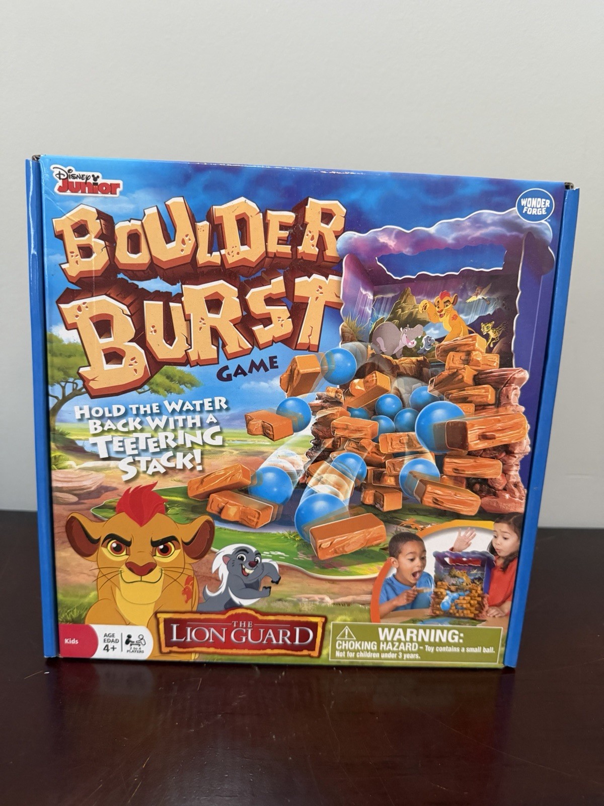 Wonder Forge Boulder Burst Game The Lion Guard Skill & Action 2 Players Ages 4+