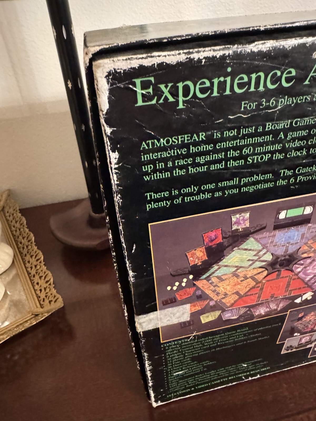 Vintage 1995 Mattel Atmosfear The Harbingers Horror VHS Board Game Near Complete