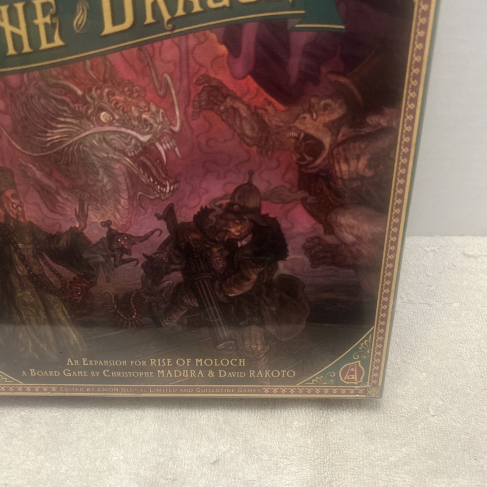 CMON World of Smog Rise of Moloch The Dragon Board Game Expansion SMG002 Sealed