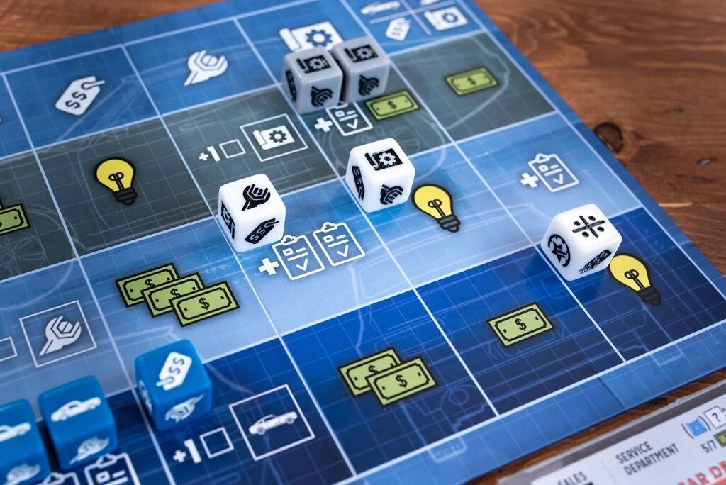 🎲🚗 NIS – Motor City – ROLL N WRITE Automotive Empire Game 🚗🎲