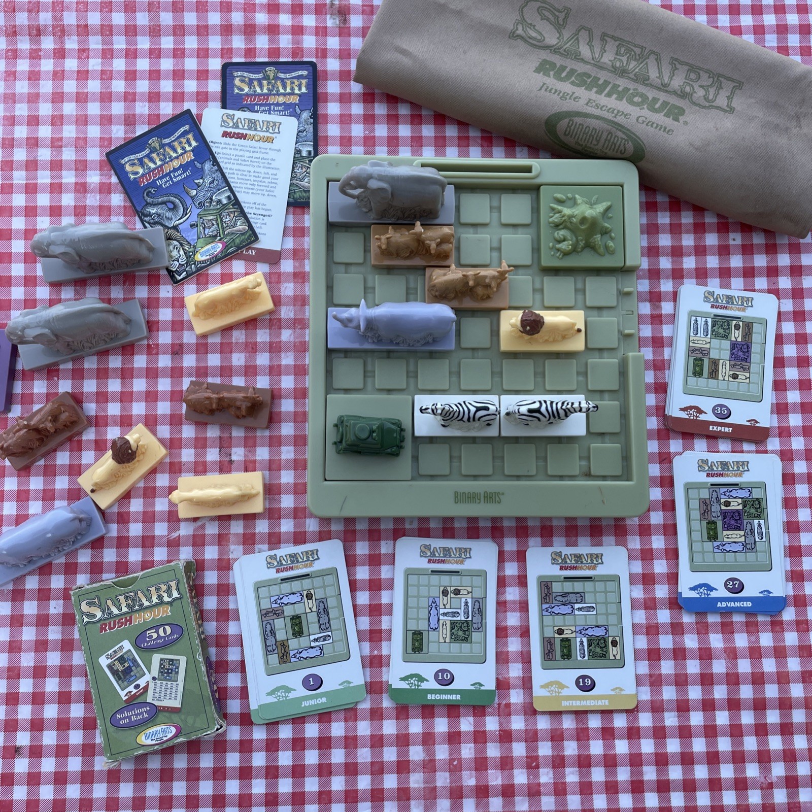 Safari: Rush Hour Jungle Escape Game Binary Arts Homeschool Growth Mind Complete
