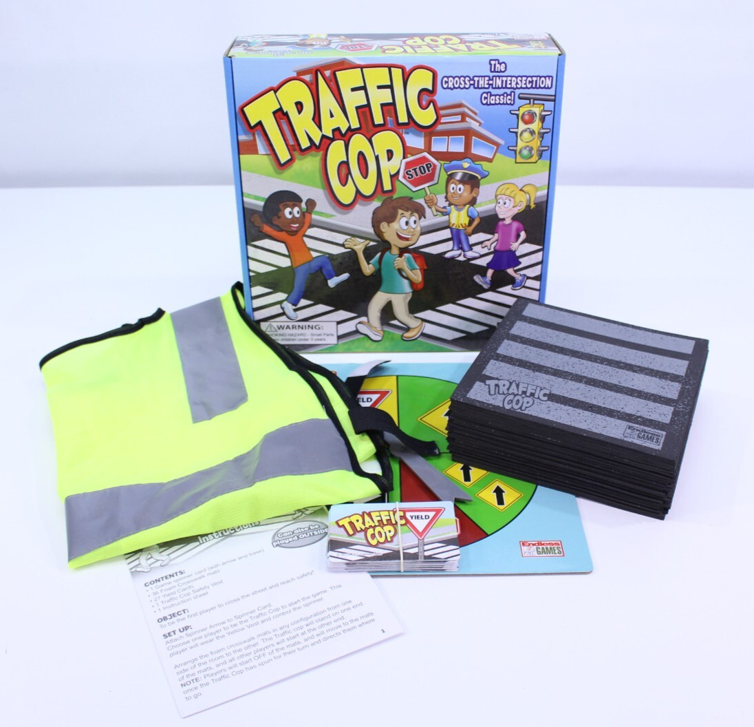 Traffic Cop Interactive Game Kids Family Cross Intersection Crossing Children