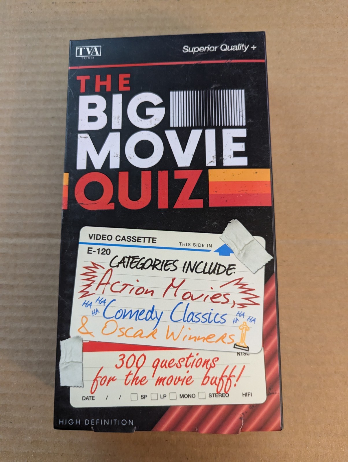 Professor Puzzle The Big Movie Quiz Trivia Game