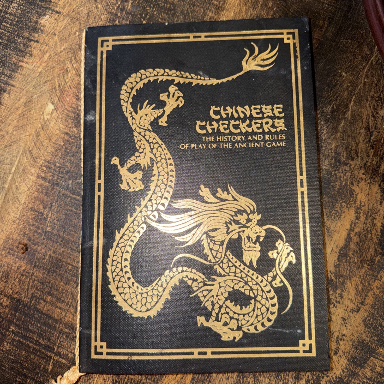 Vintage Franklin Mint Chinese Checkers Dragon Game With Semiprecious Gemstones