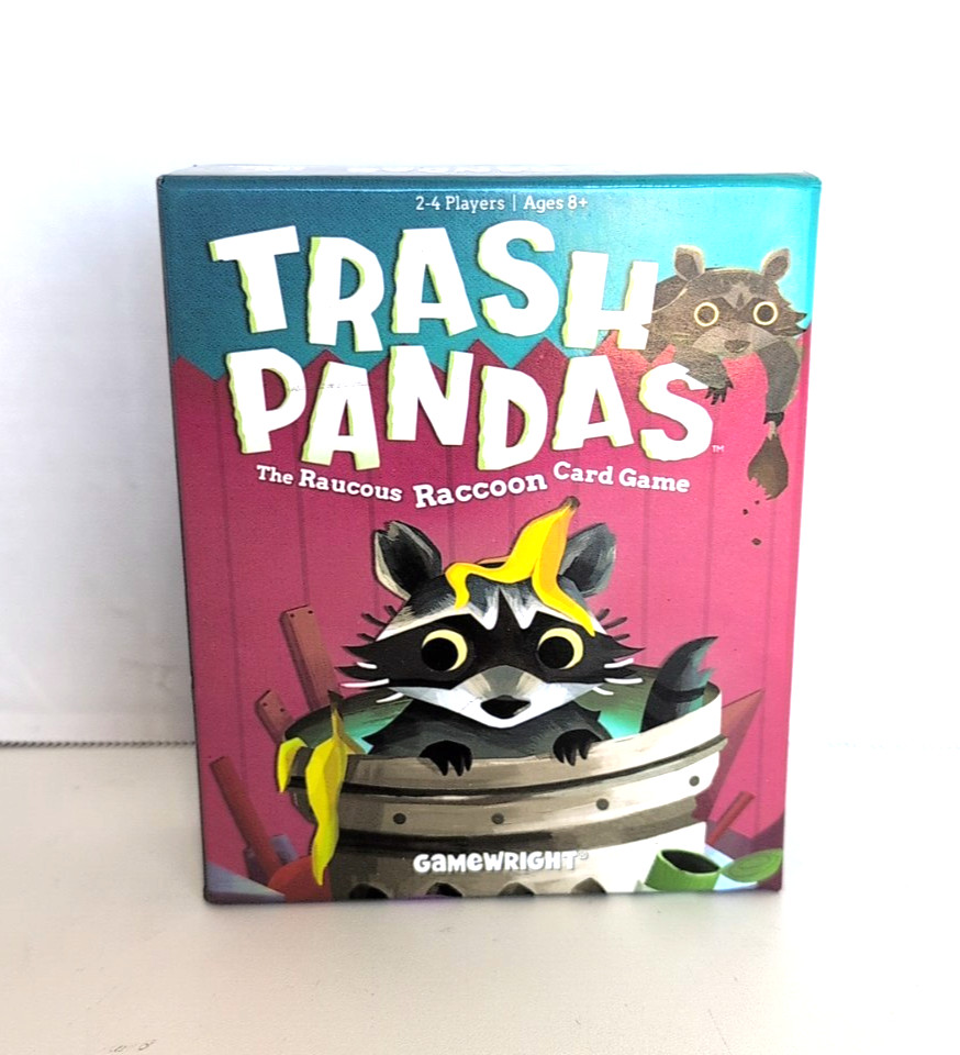 Trash Pandas The Raucous Raccoon Card Game Gamewright 2-4 Player 8+ COMPLETE
