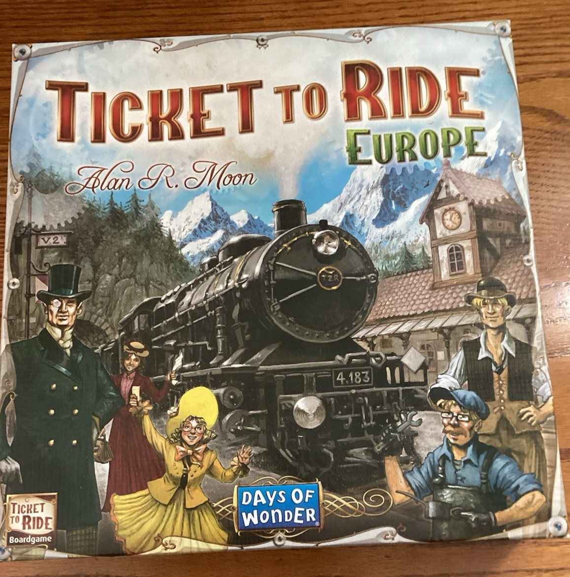 Ticket to Ride EUROPE Board Game Days of Wonder Alan R. Moon all pieces included