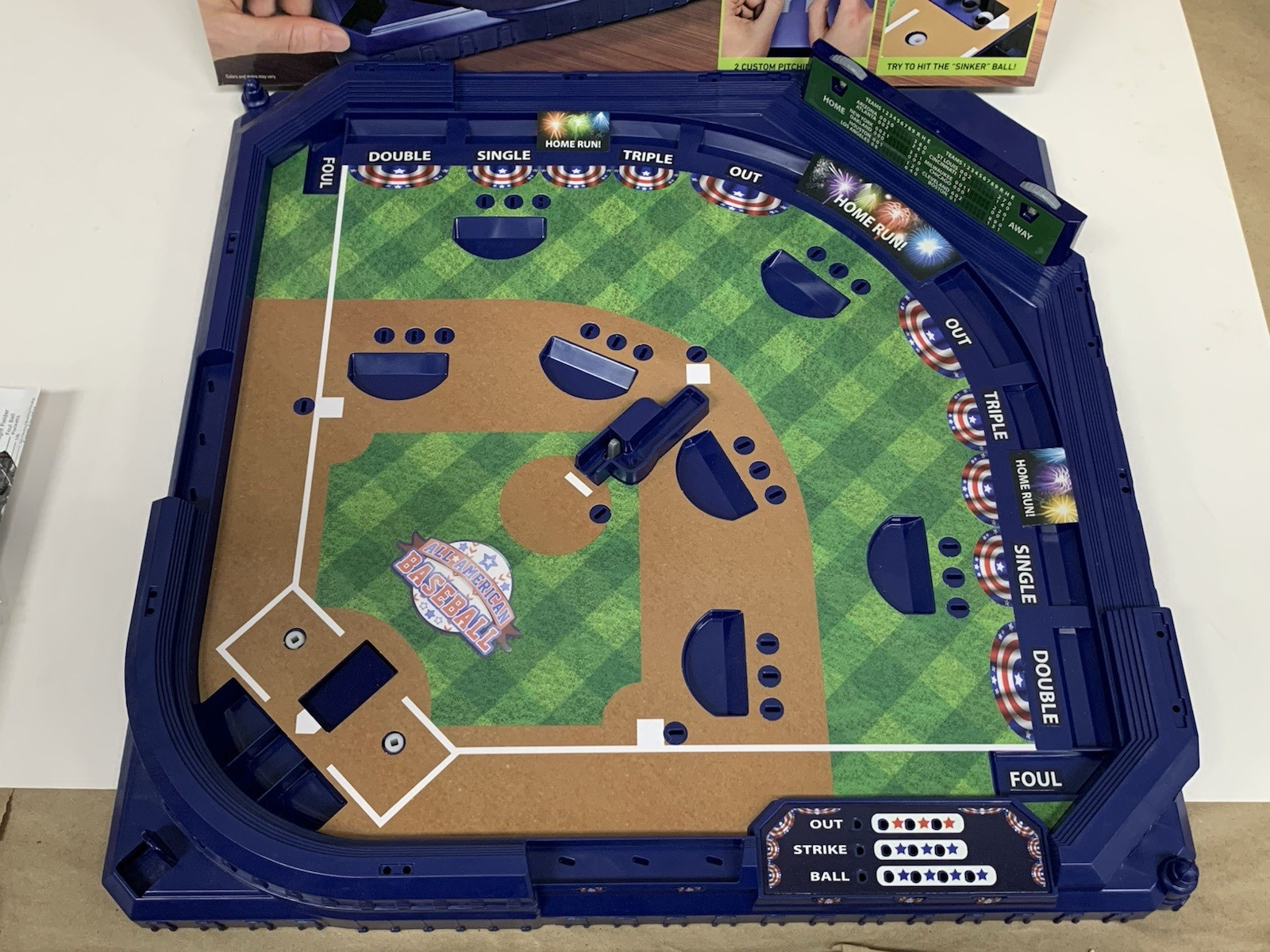 Tabletop Game Lot Sharper Image Perfect Pitch Baseball & Sealed Hockey Game