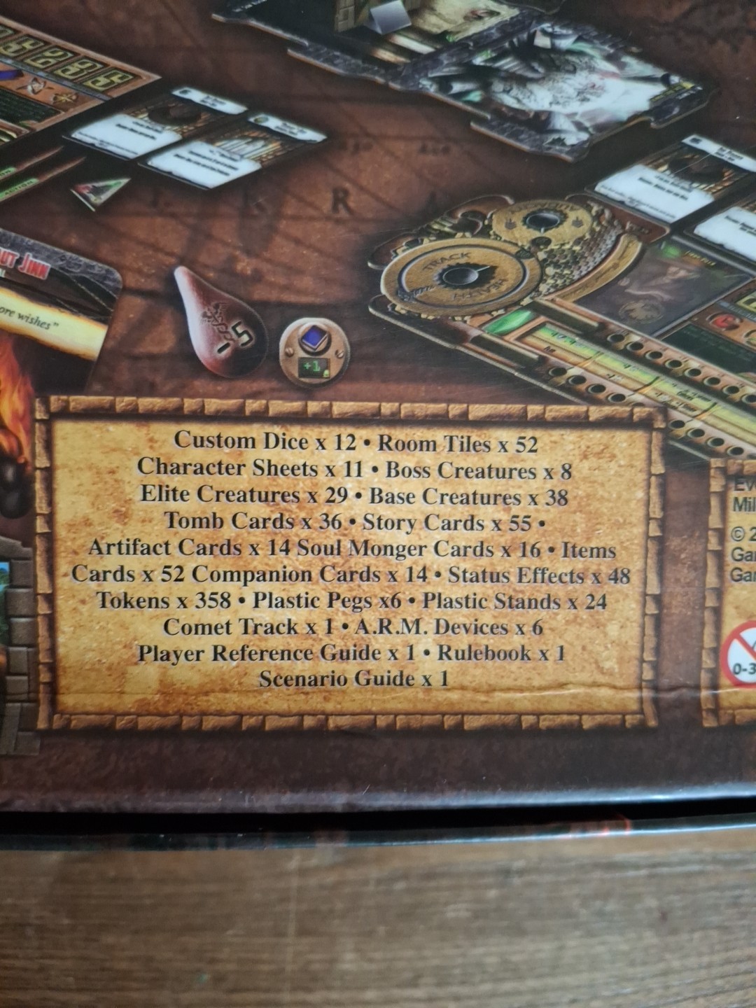 Everything Epic Boardgame Secrets of the Lost Tomb (2nd Ed) Box EUC 100% Complet
